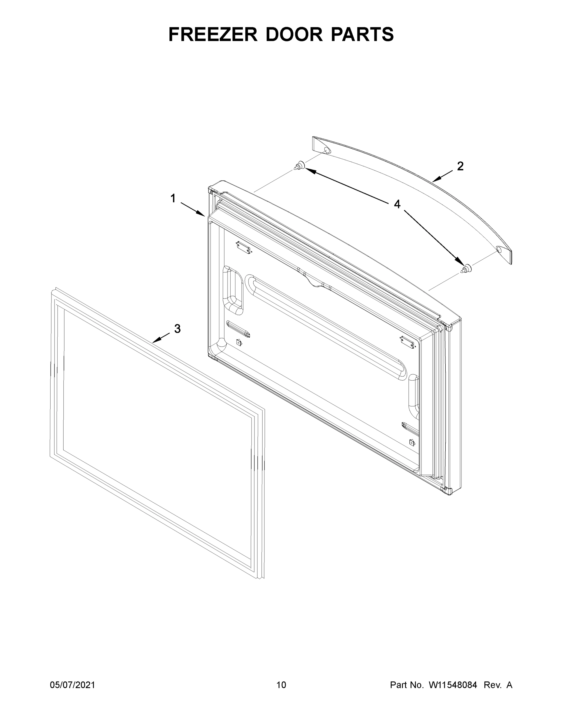 06 - FREEZER DOOR PARTS