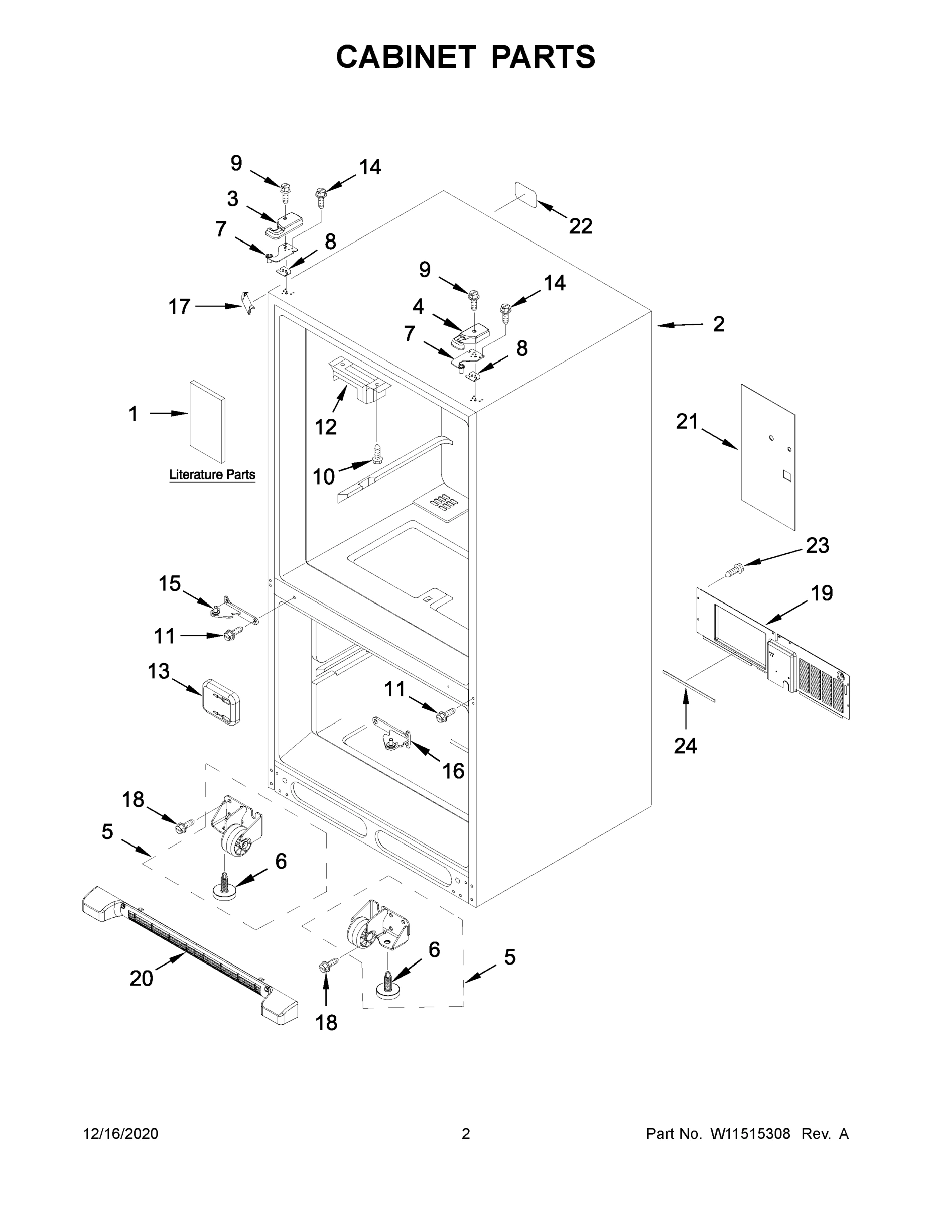 02 - CABINET PARTS