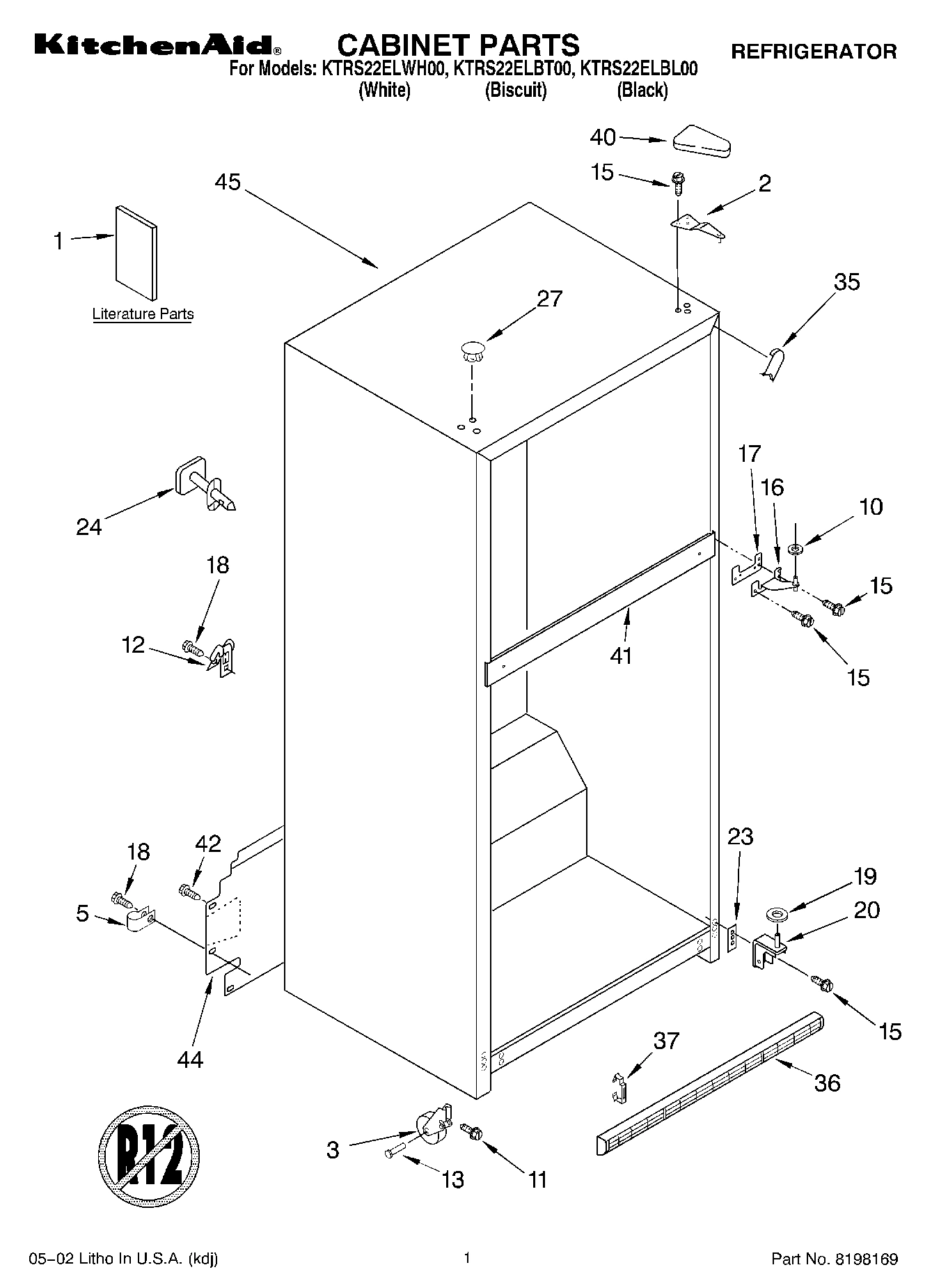 01 - CABINET, LITERATURE