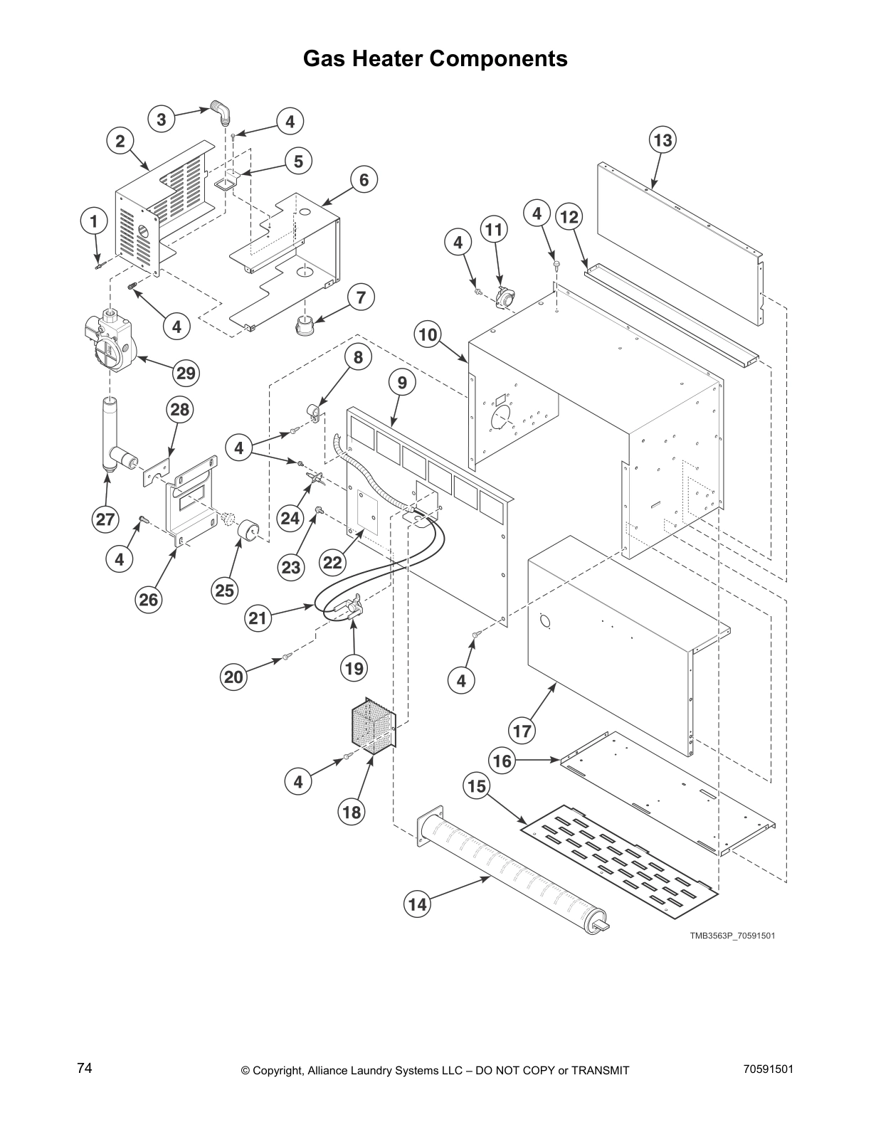 Gas Heater Components