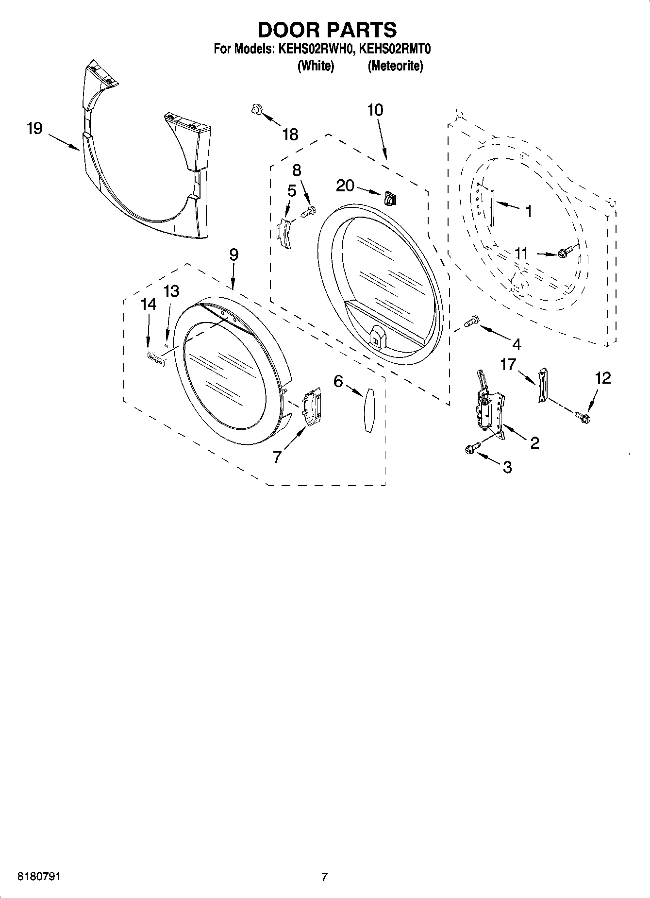 04 - DOOR PARTS, OPTIONAL PARTS (NOT INCLUDED)