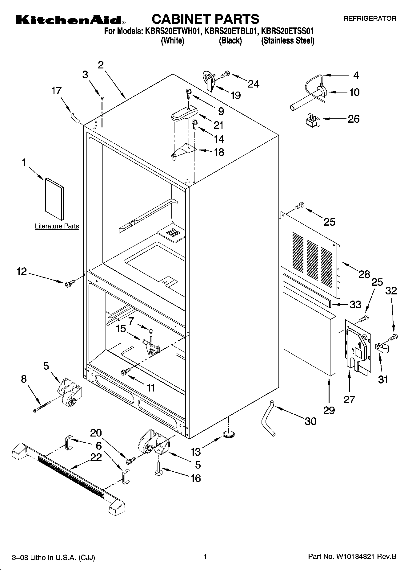 01 - CABINET PARTS