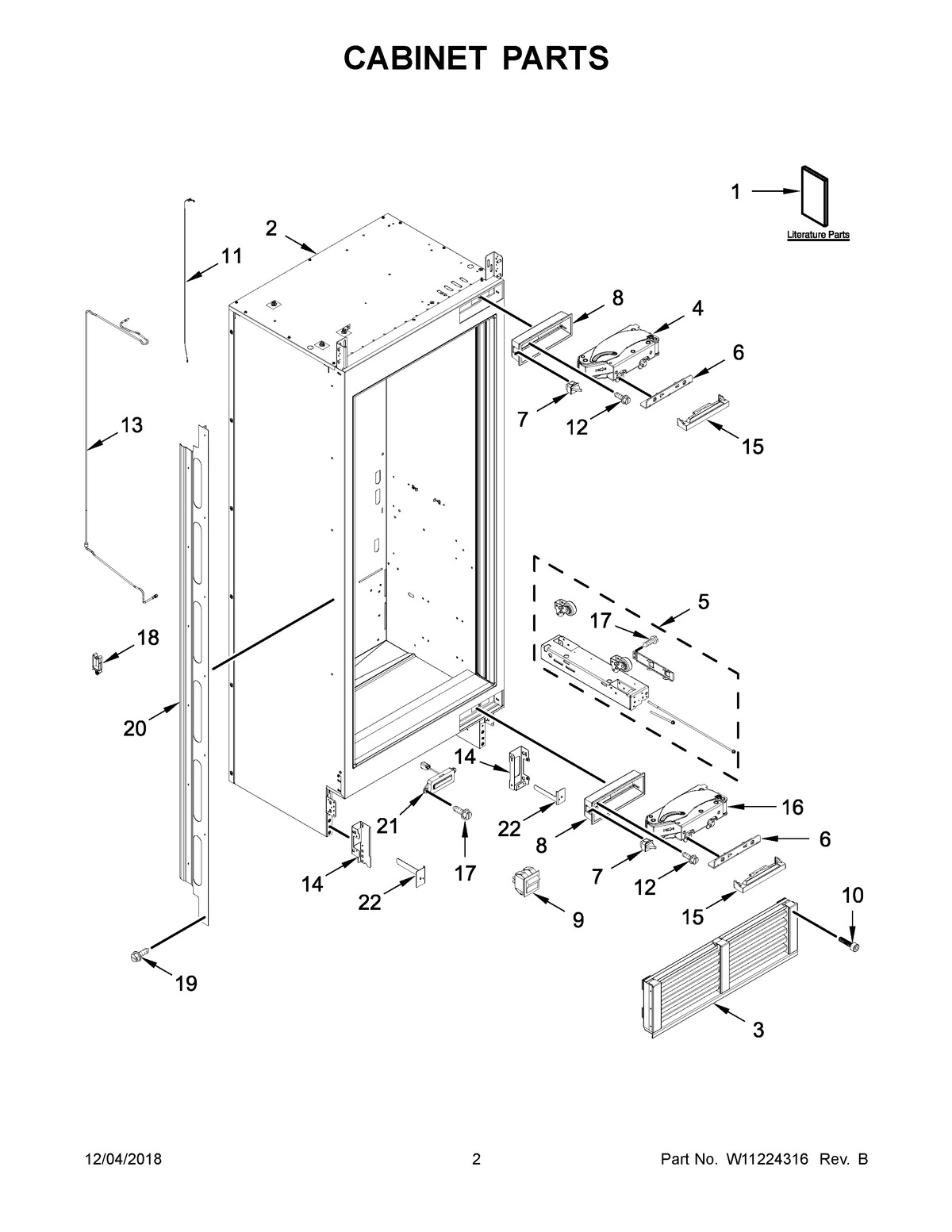 02 - CABINET PARTS