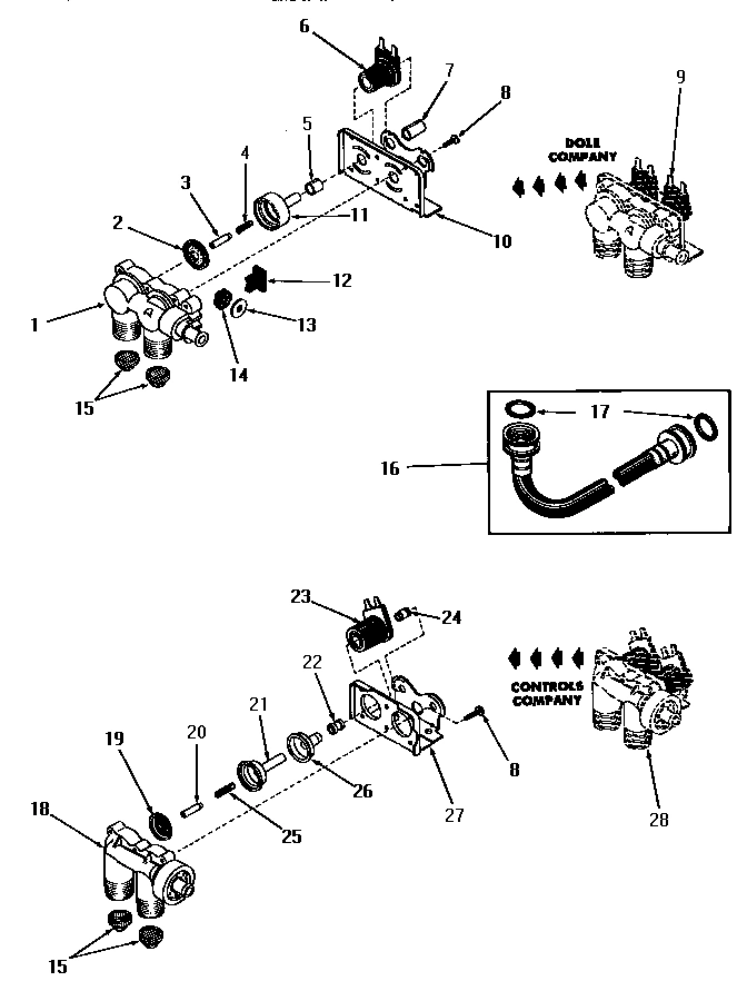 03 - 25832 AND 25833 MIXING VALVE ASSEMBLIES