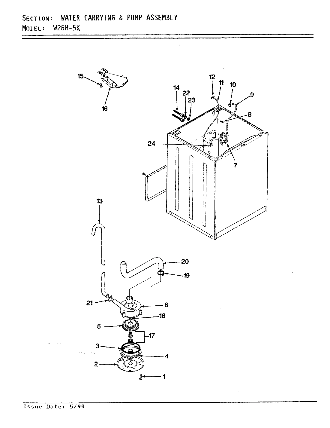 05 - WATER CARRYING & PUMP ASSEMBLY