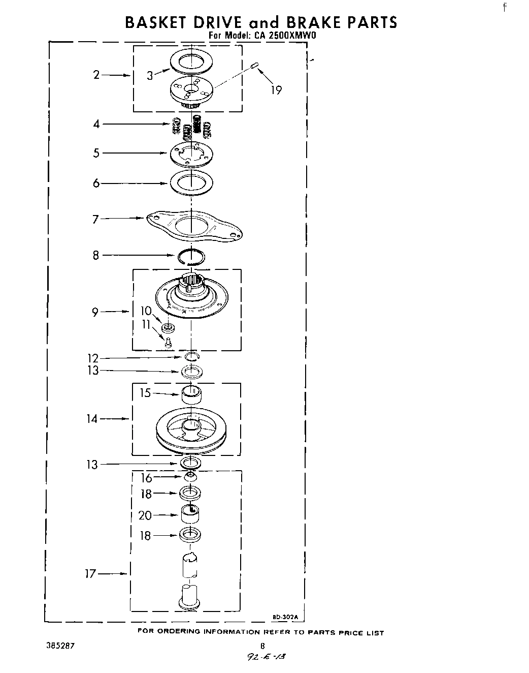 07 - BASKET DRIVE AND BRAKE