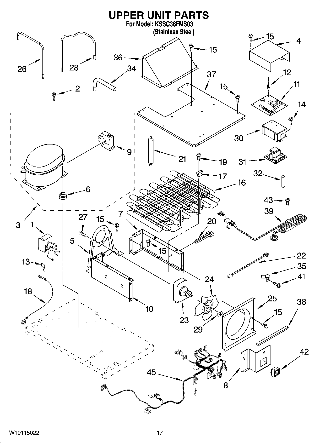 11 - UPPER UNIT PARTS