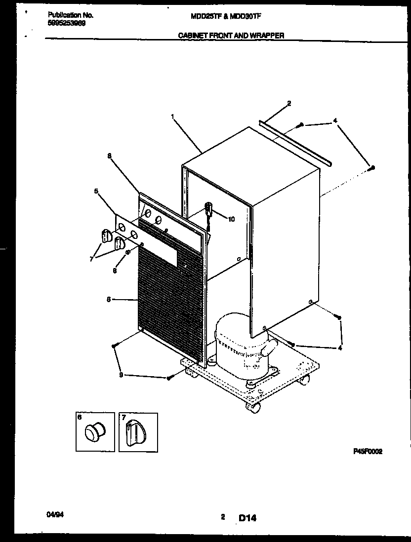 02 - CABINET FRONT AND WRAPPER