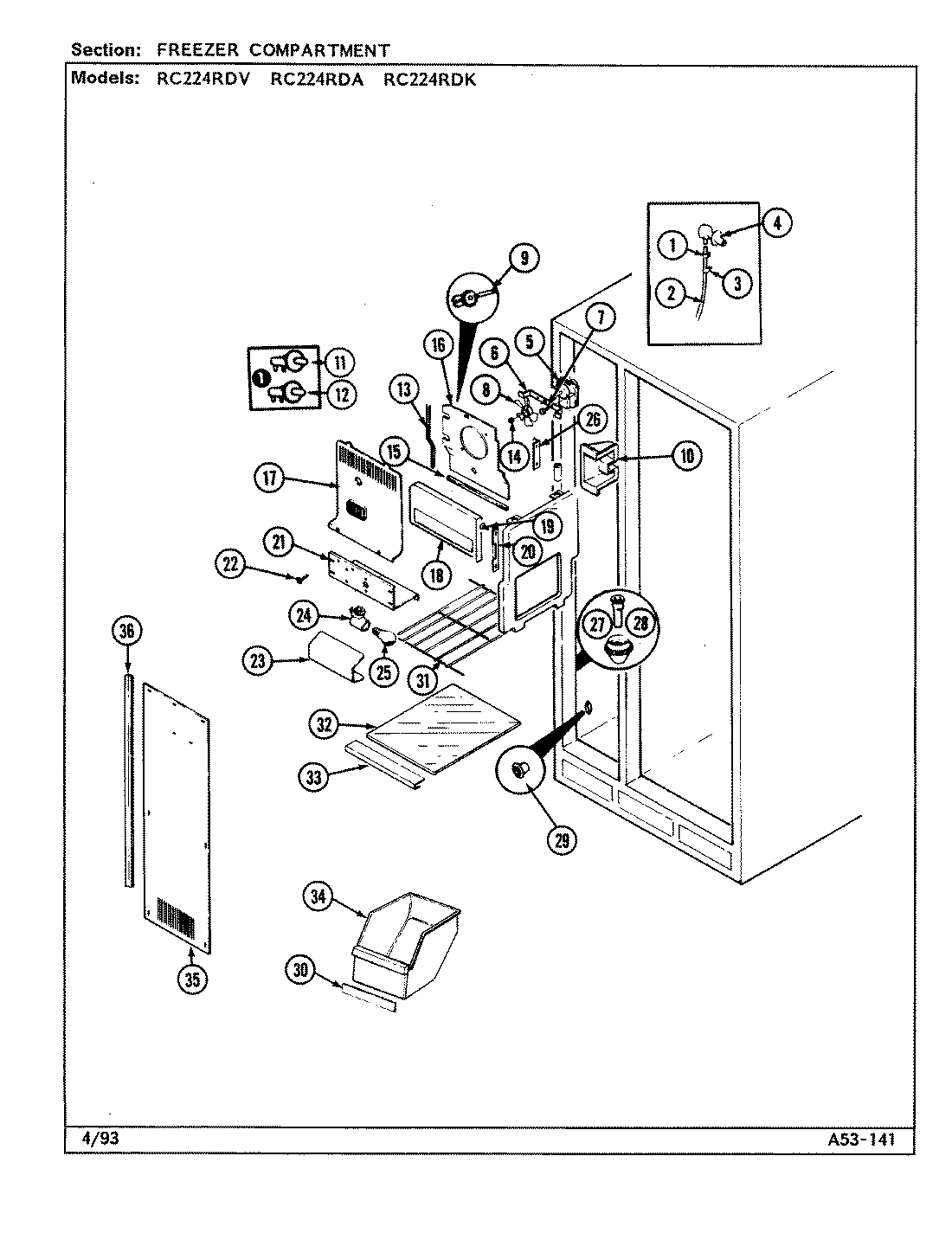 01 - FREEZER COMPARTMENT