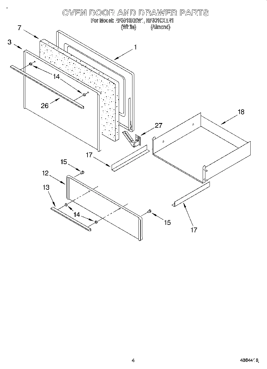 03 - OVEN DOOR & DRAWER