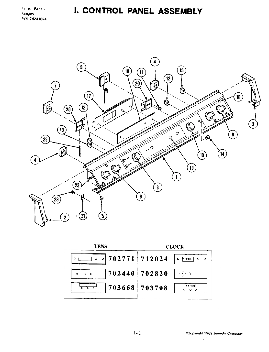 03 - CONTROL PANEL (S125)