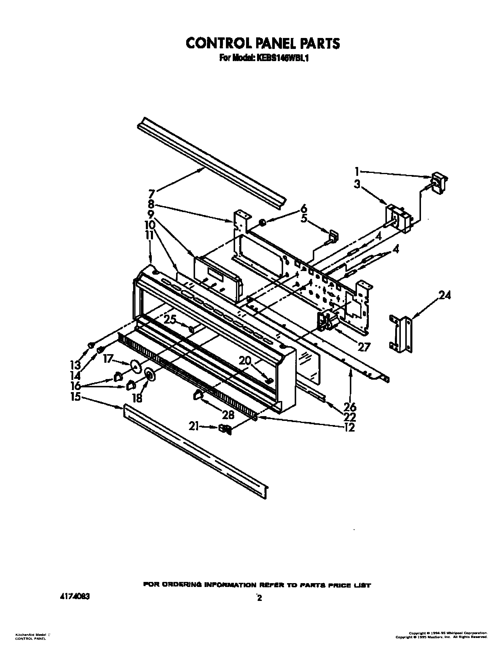02 - CONTROL PANEL, LIT/OPTIONAL