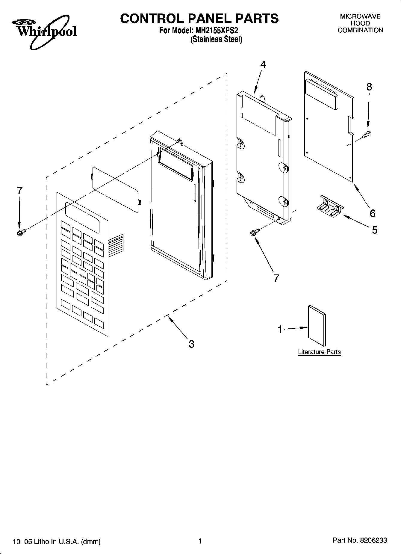 01 - CONTROL PANEL PARTS