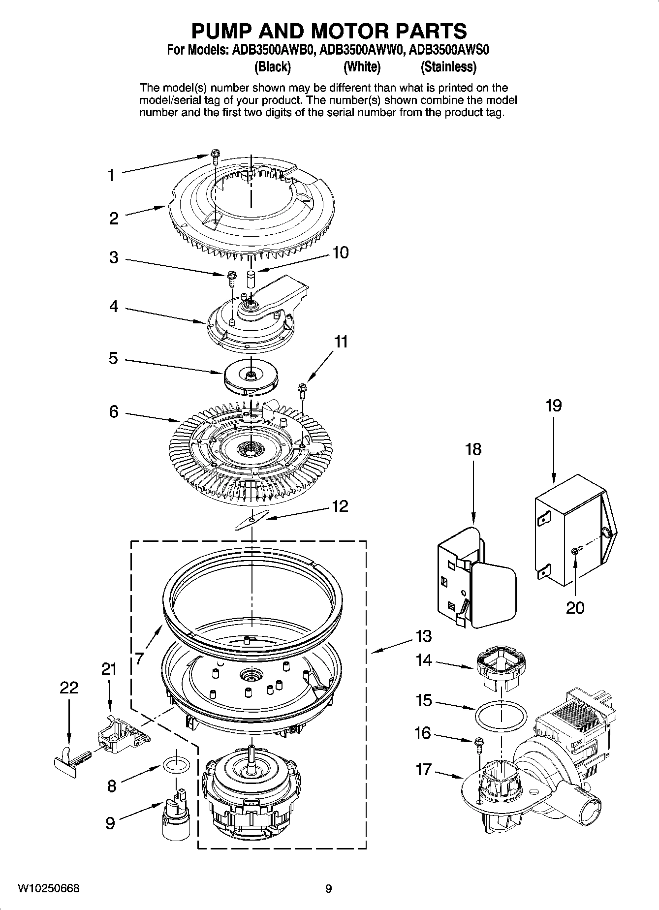 08 - PUMP AND MOTOR PARTS