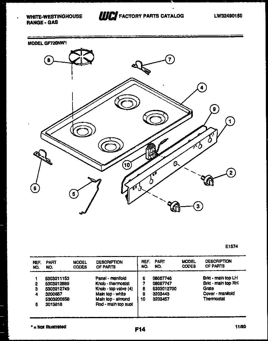 03 - COOKTOP PARTS