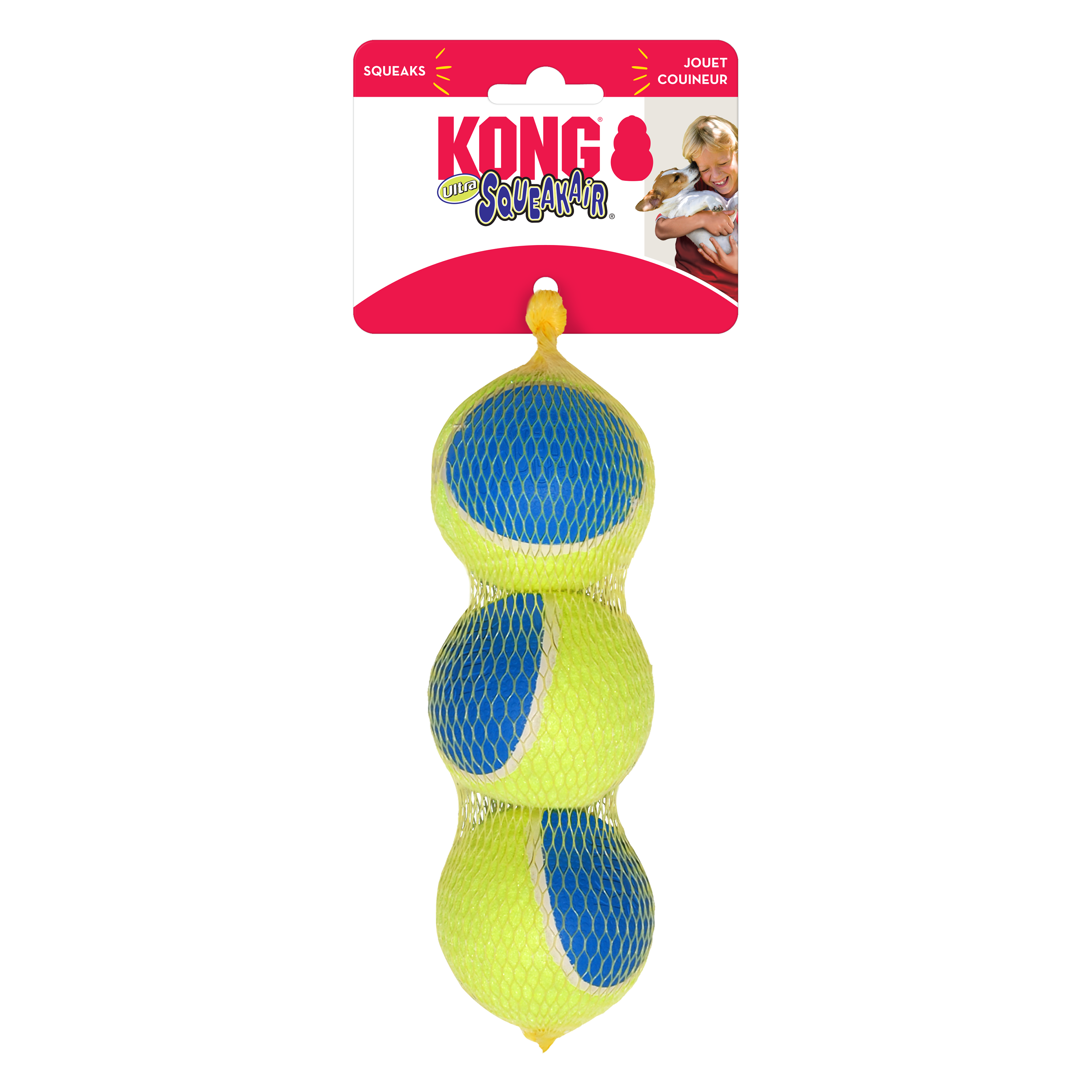 SqueakAir Ultra Balls 3-pk onpack product image