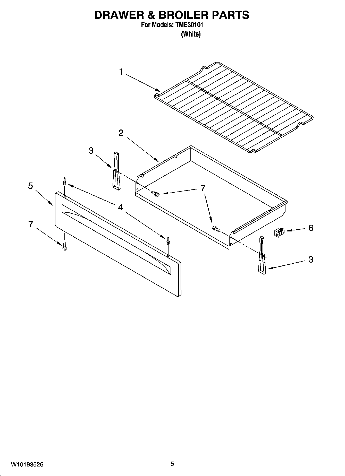 04 - DRAWER & BROILER PARTS