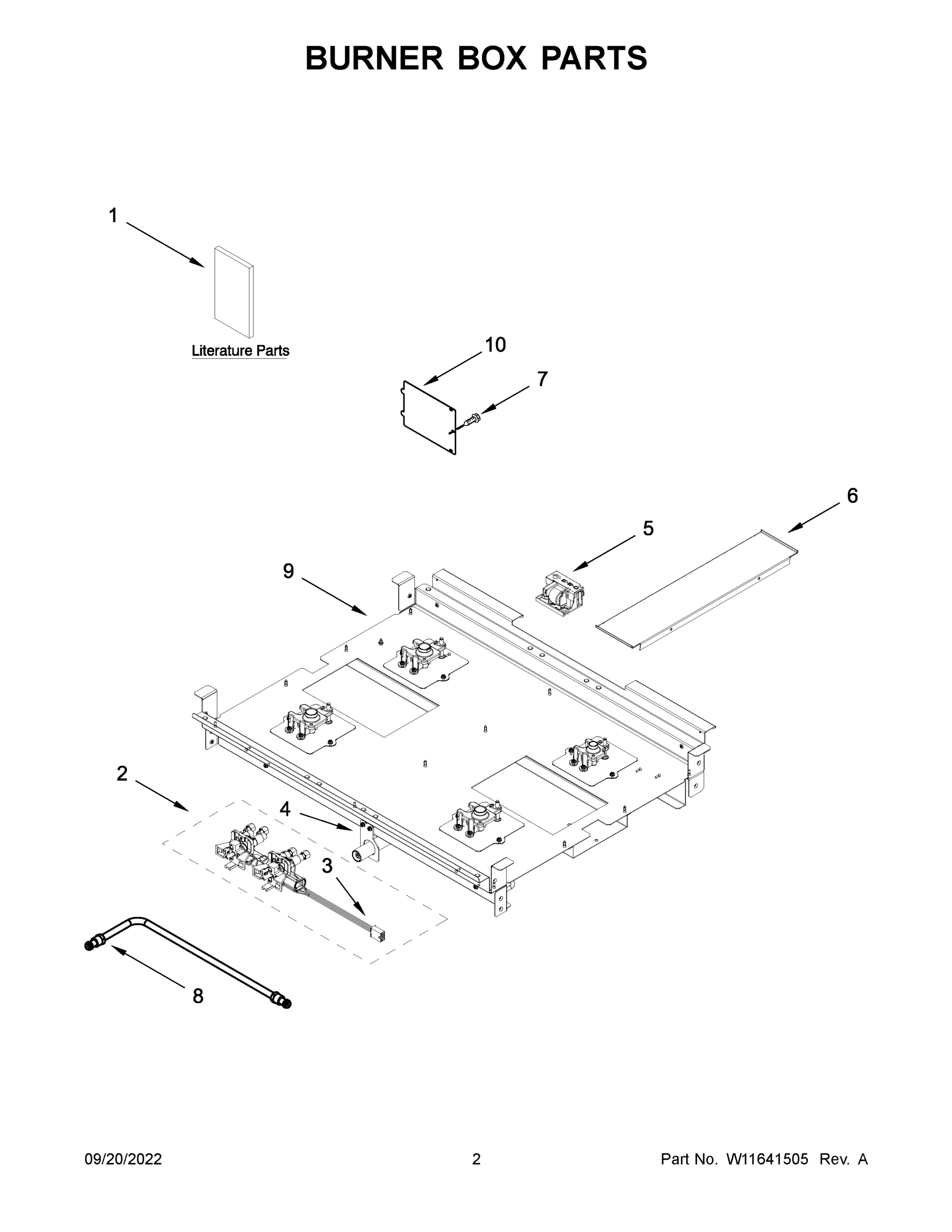 02 - BURNER BOX PARTS