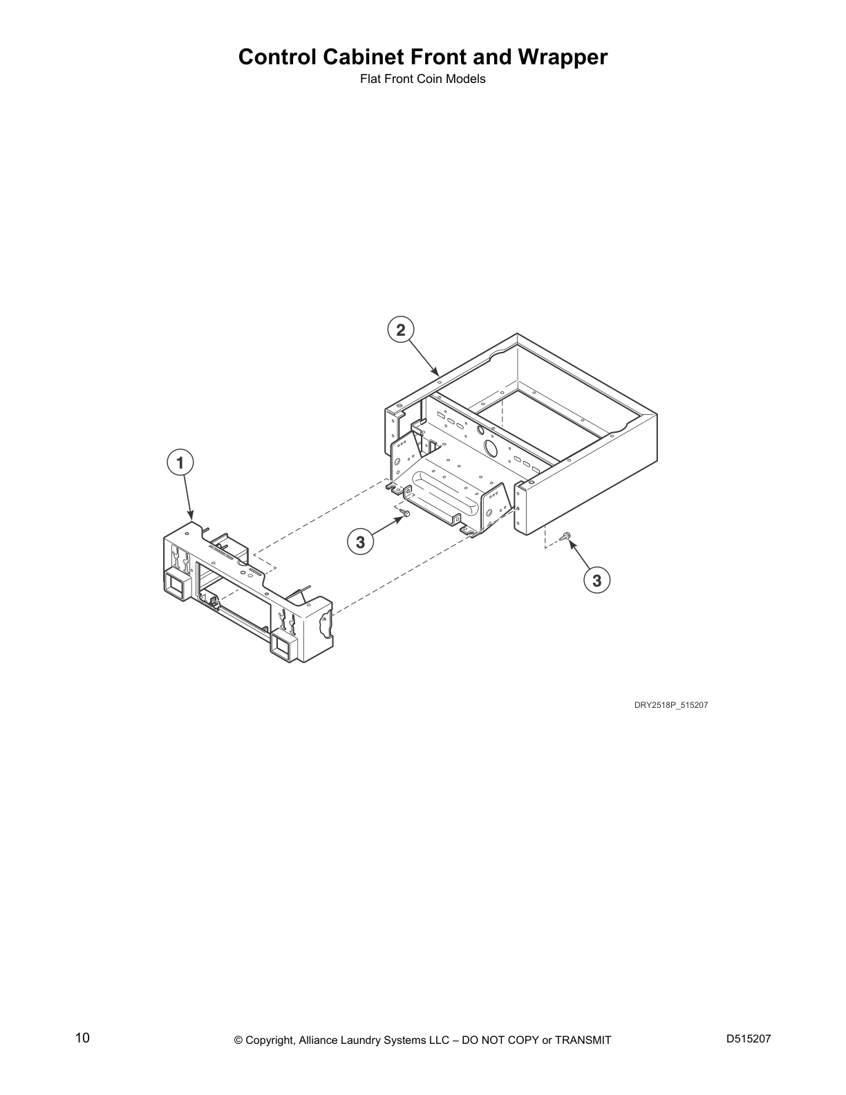 Control Cabinet Front and Wrapper