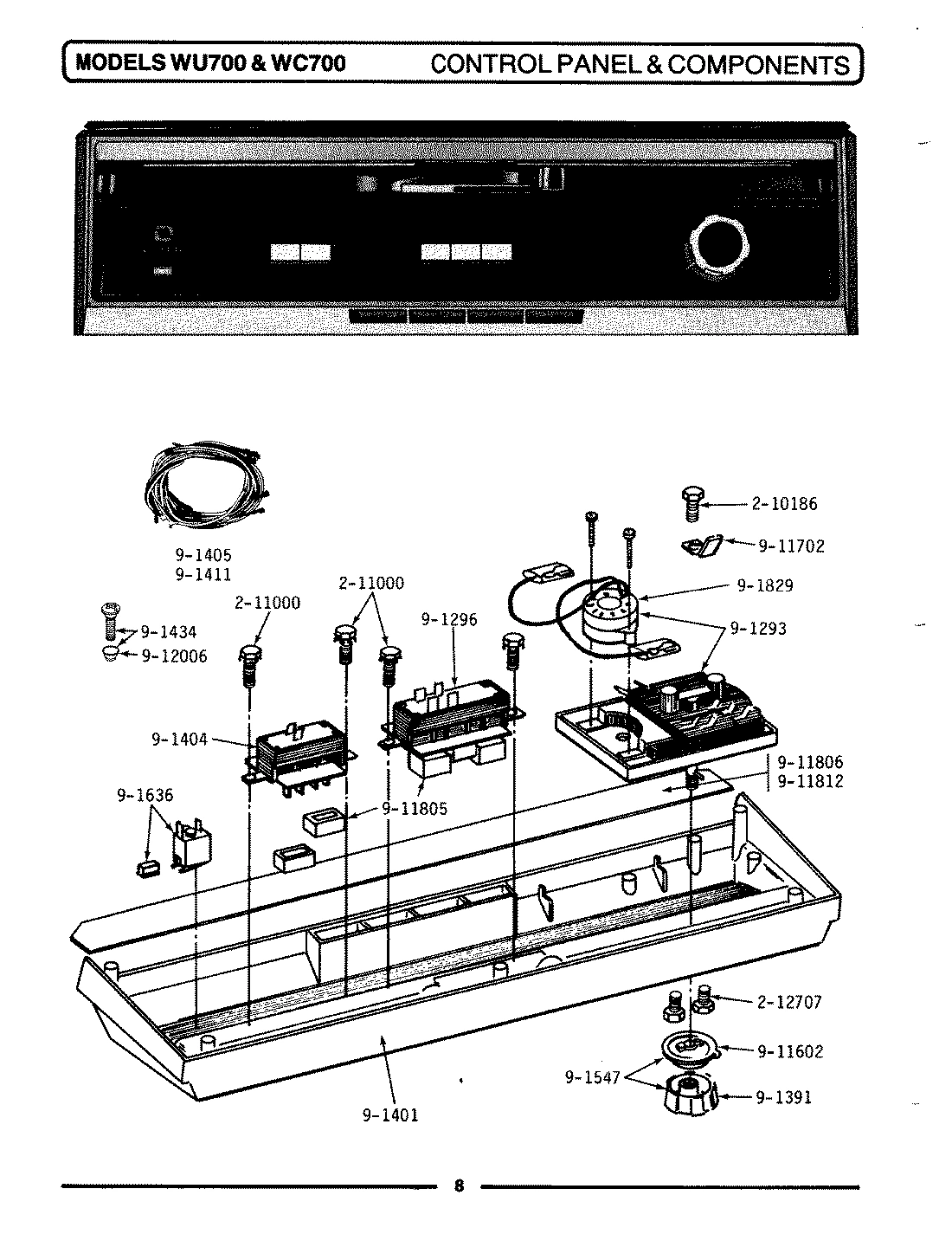 02 - CONTROL PANEL & COMPONENTS