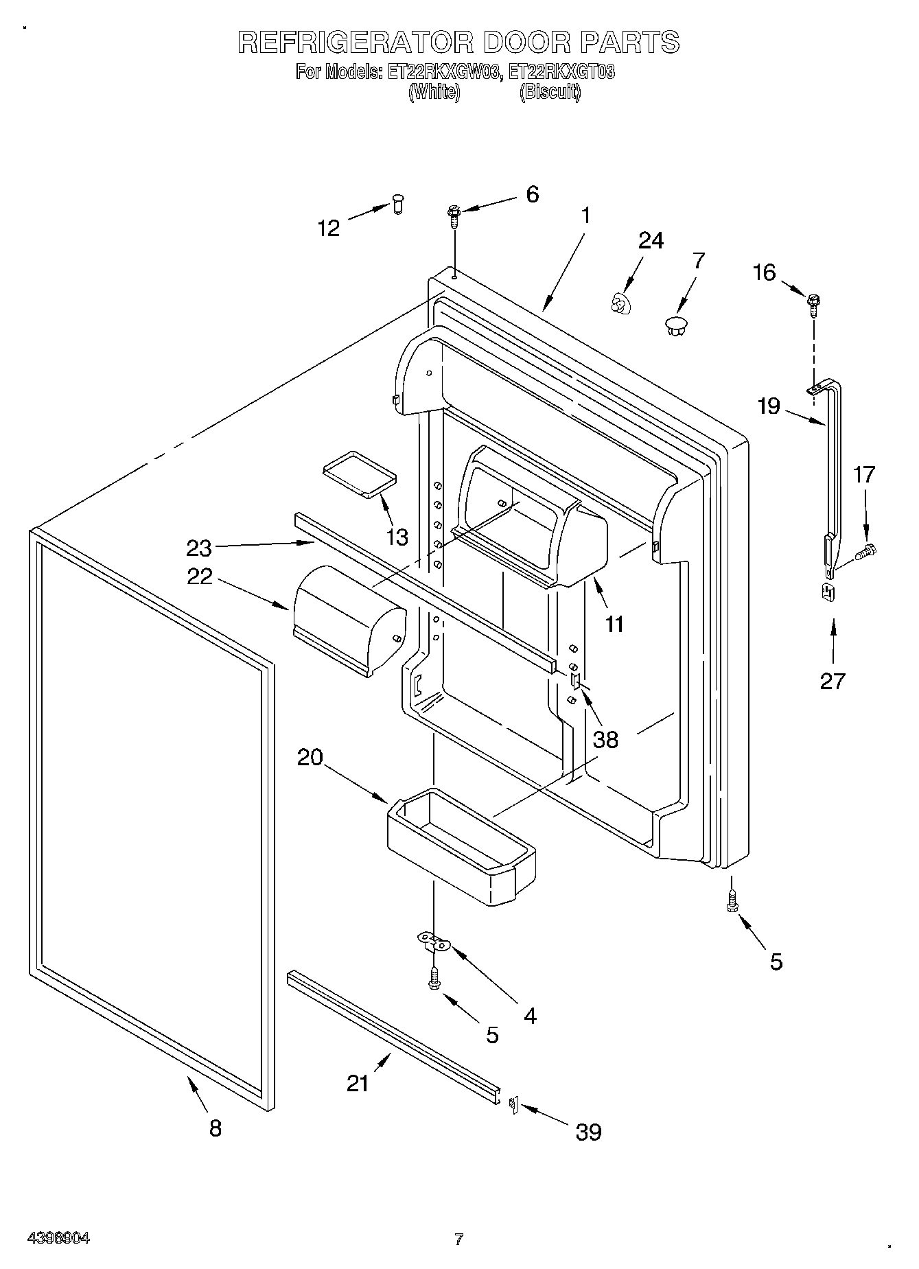 04 - REFRIGERATOR DOOR
