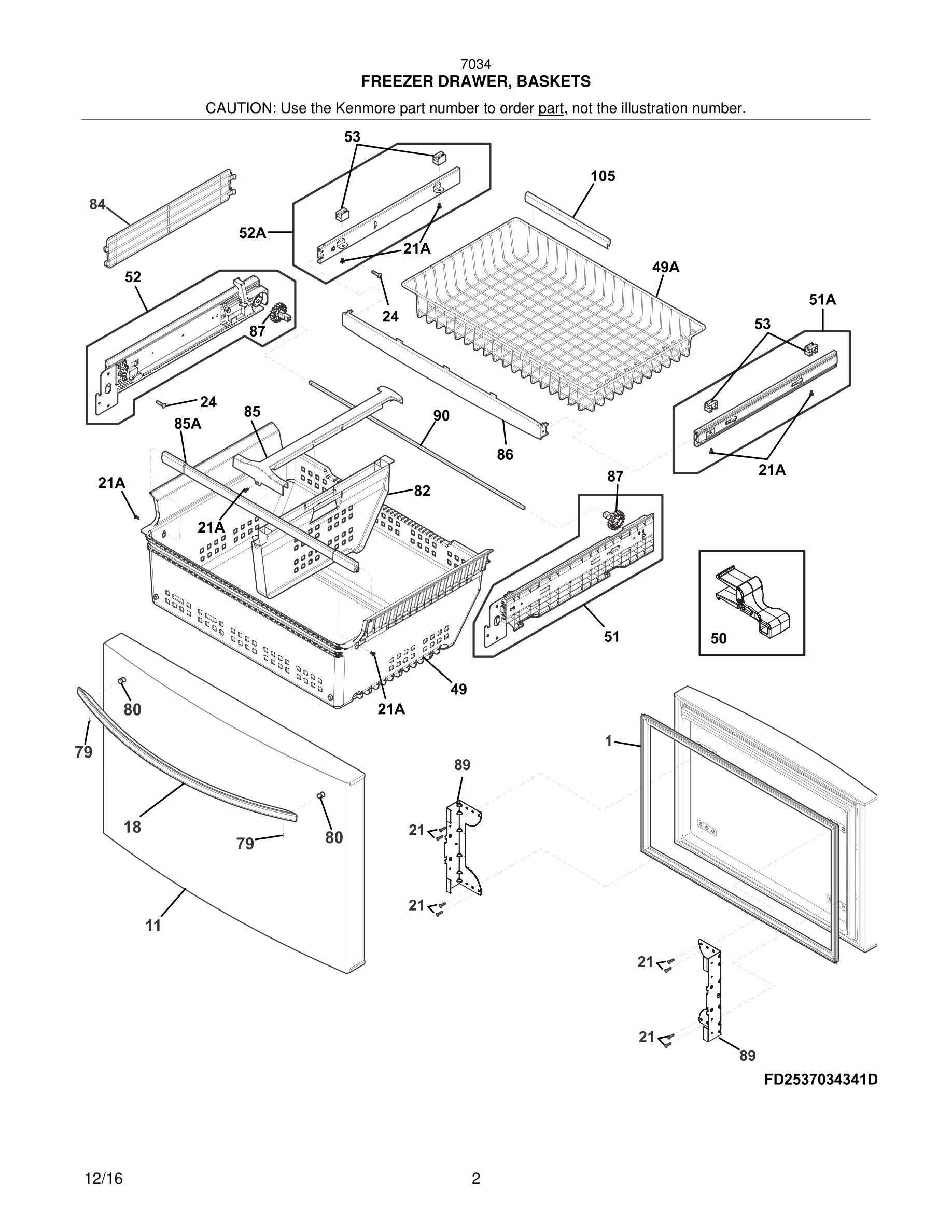 03 - FREEZER DRAWER, BASKETS