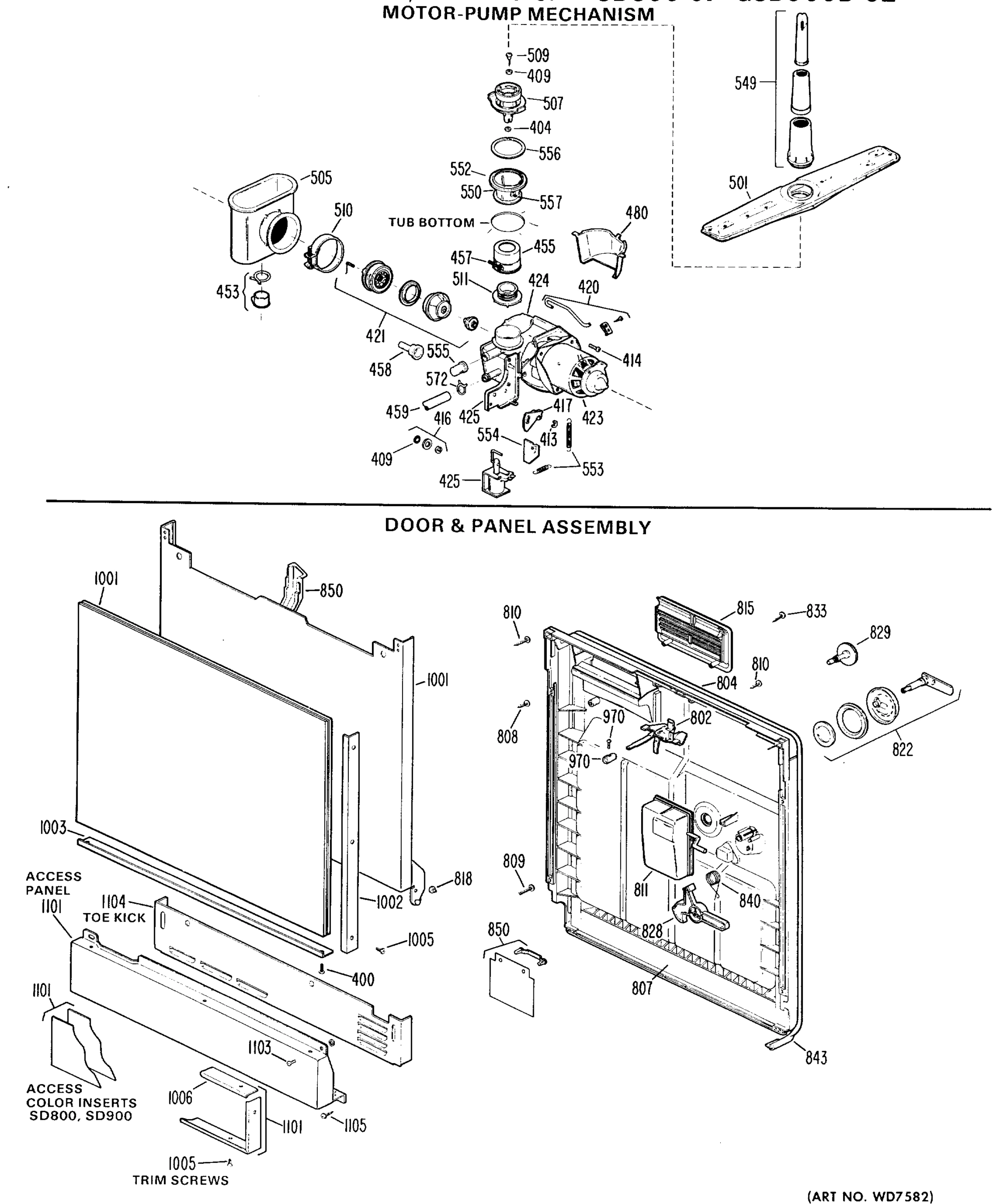 DOOR & PANEL ASSEMBLY