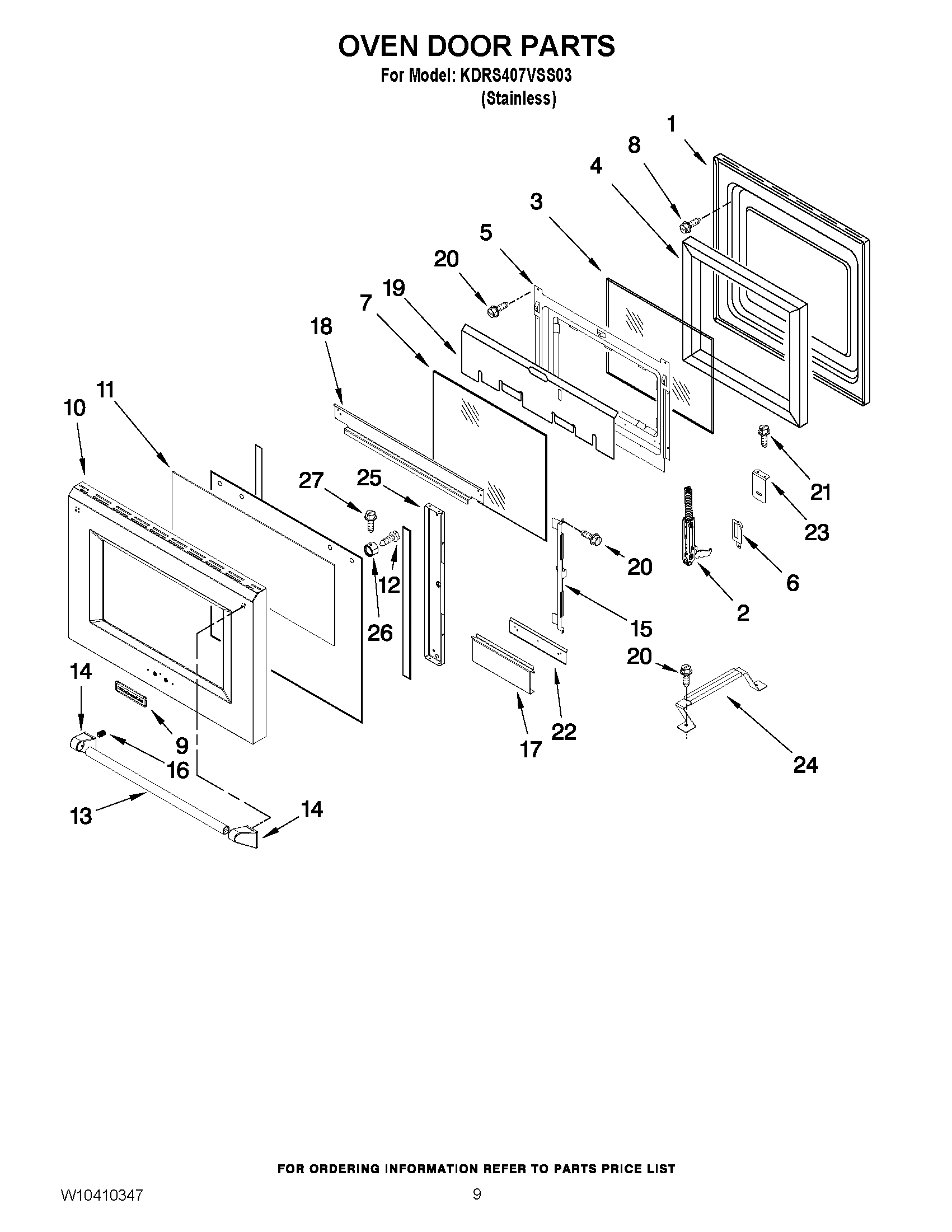 06 - OVEN DOOR PARTS