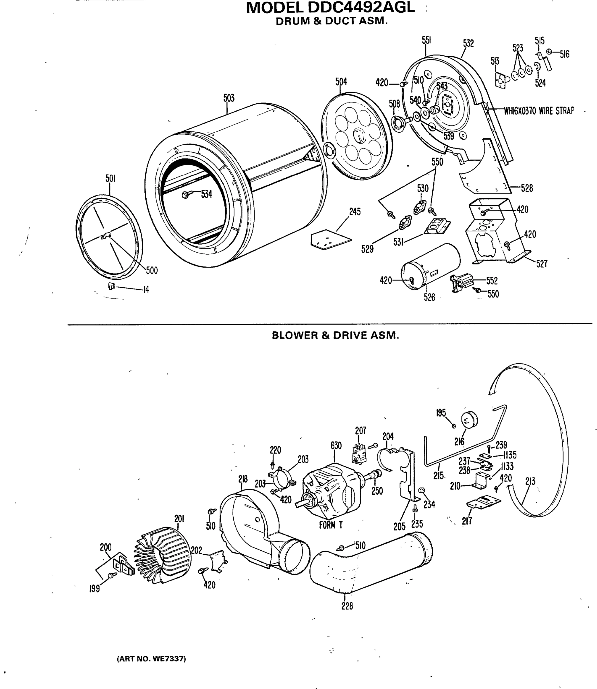 DRUM & DUCT ASM.