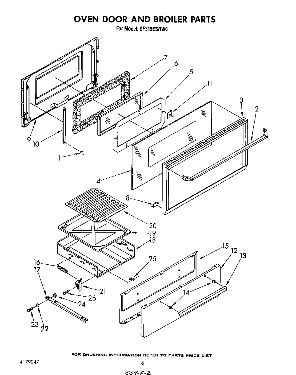 05 - OVEN DOOR AND BROILER
