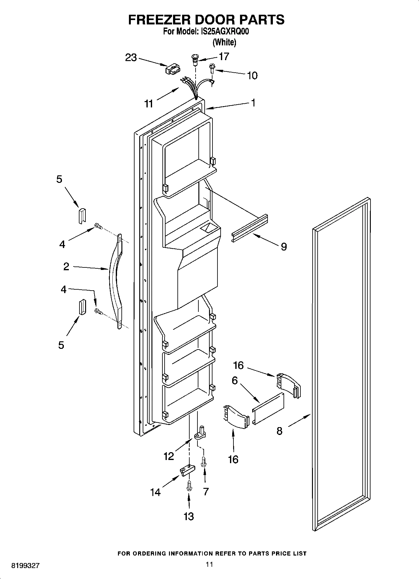 07 - FREEZER DOOR PARTS