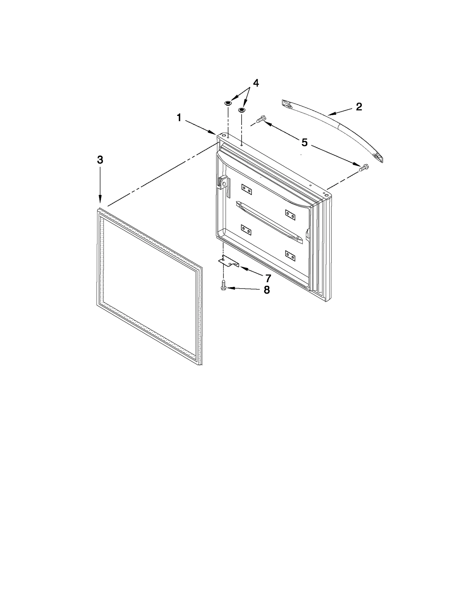 FREEZER DOOR PARTS