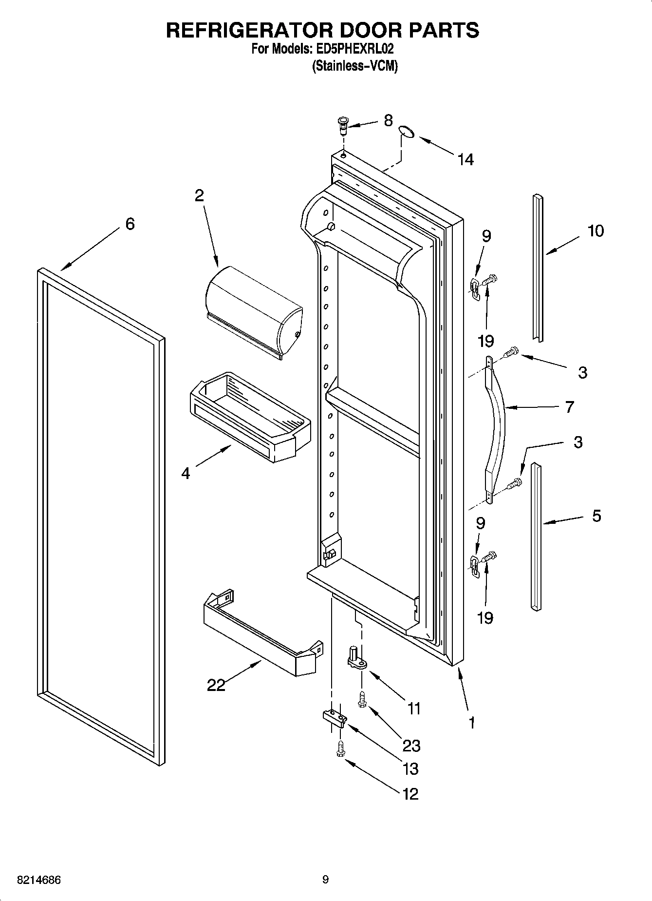 06 - REFRIGERATOR DOOR PARTS