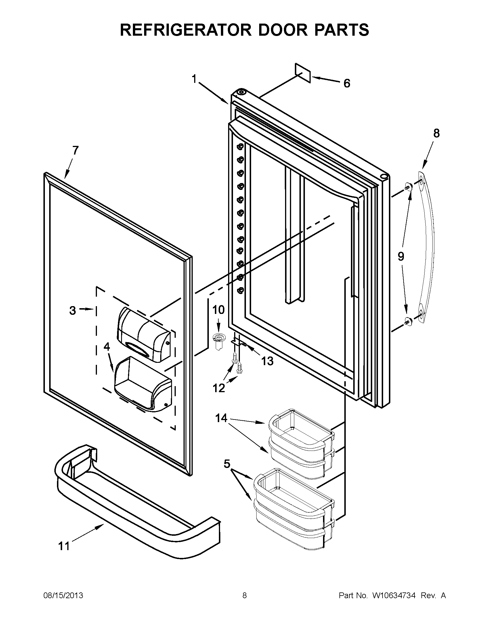 04 - REFRIGERATOR DOOR PARTS