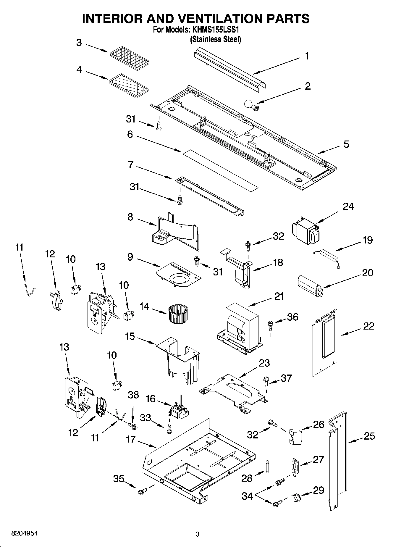 03 - INTERIOR AND VENTILATION PARTS