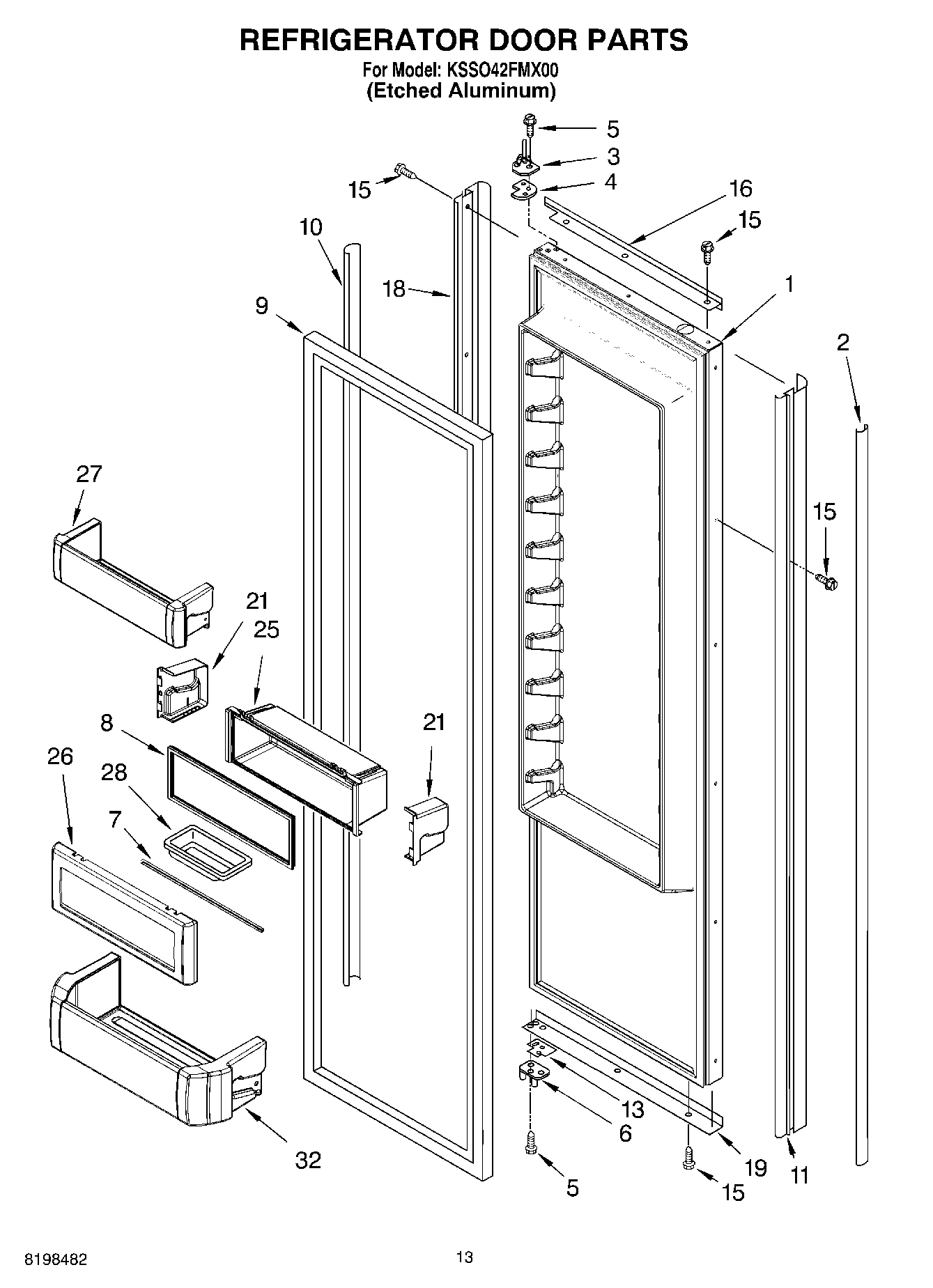 09 - REFRIGERATOR DOOR PARTS