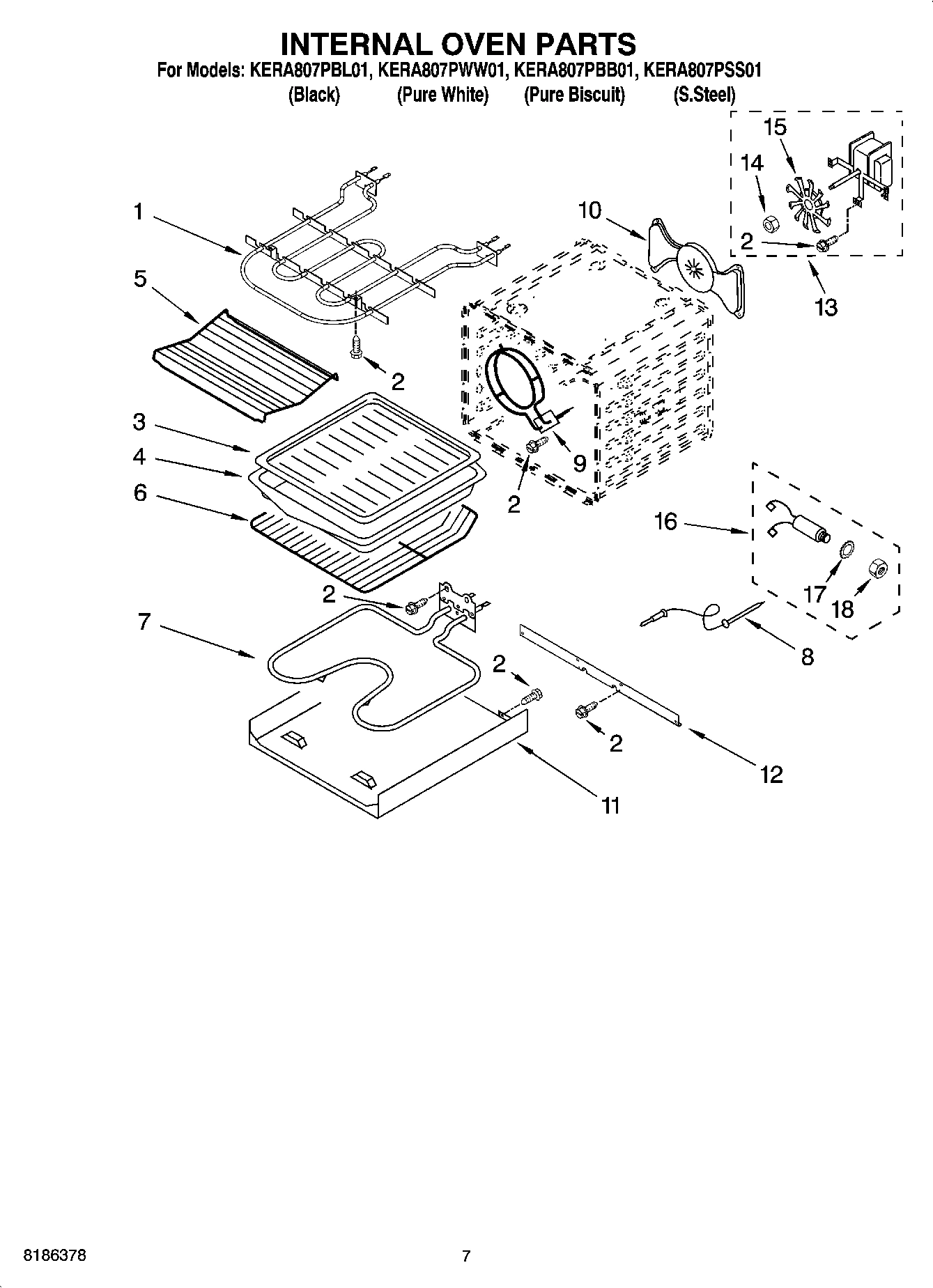 05 - INTERNAL OVEN PARTS