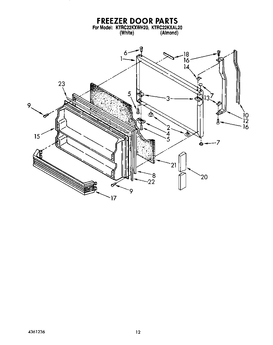 08 - FREEZER DOOR