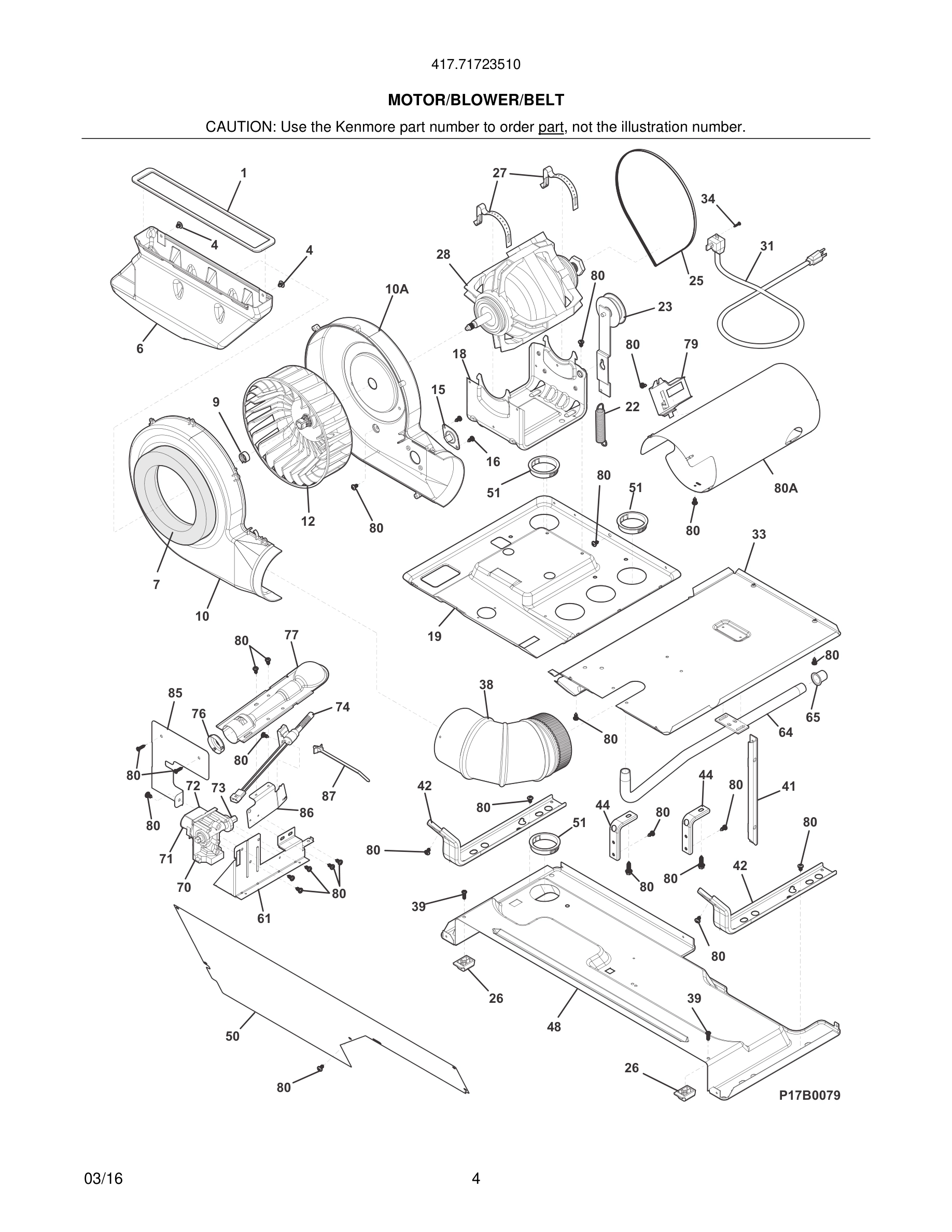 05 - MOTOR / BLOWER / BELT