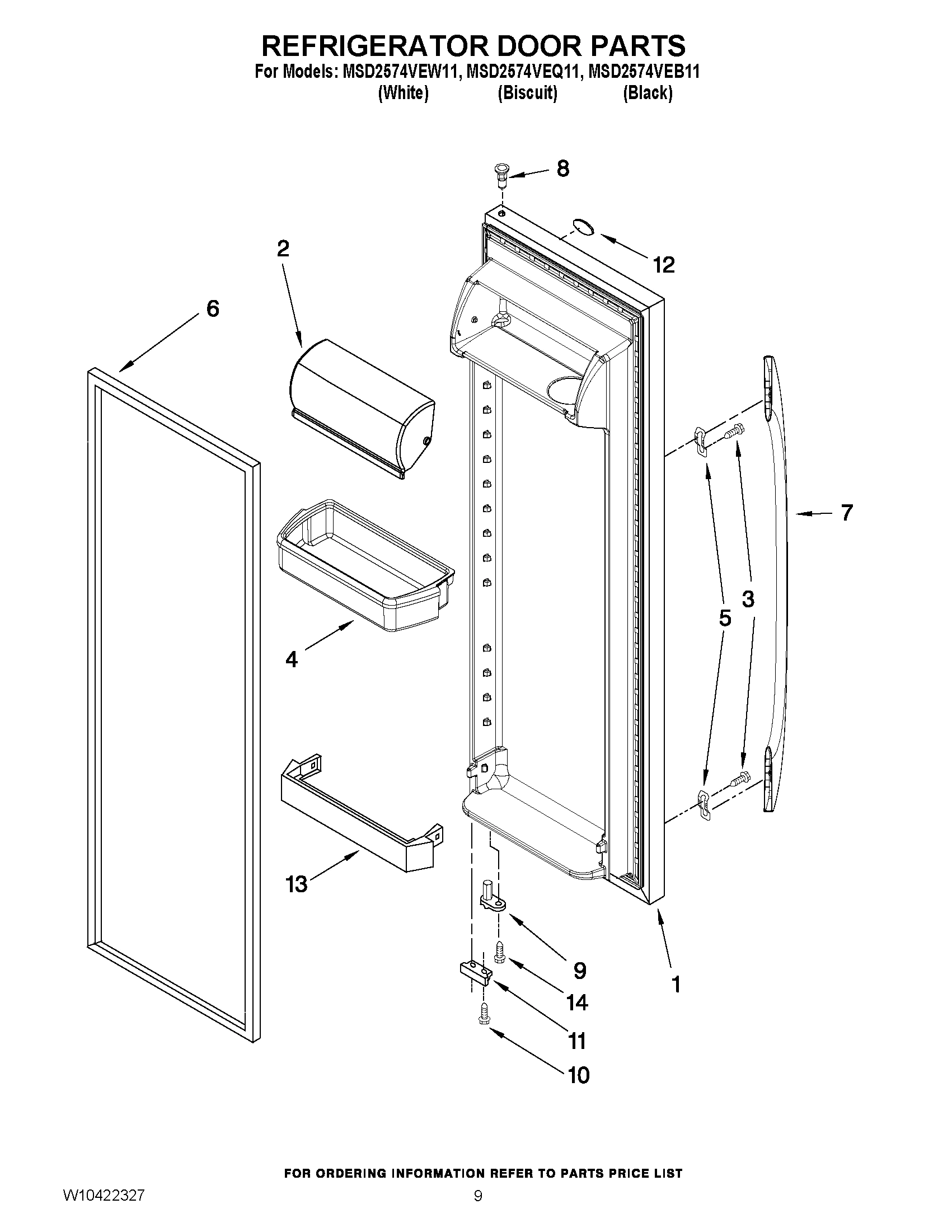 06 - REFRIGERATOR DOOR PARTS