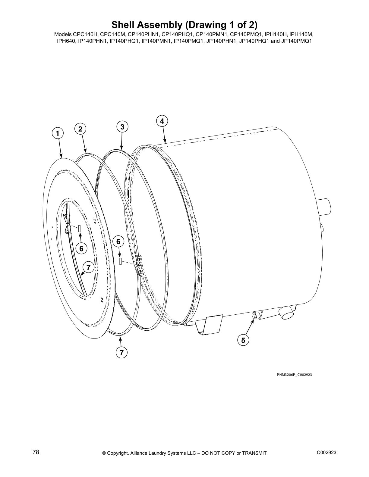 Shell Assembly (Drawing 1 of 2)