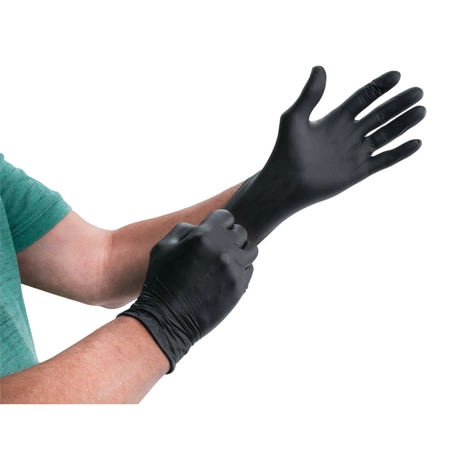W89012 Performance Tool Large Black Nitrile Gloves - Image 11