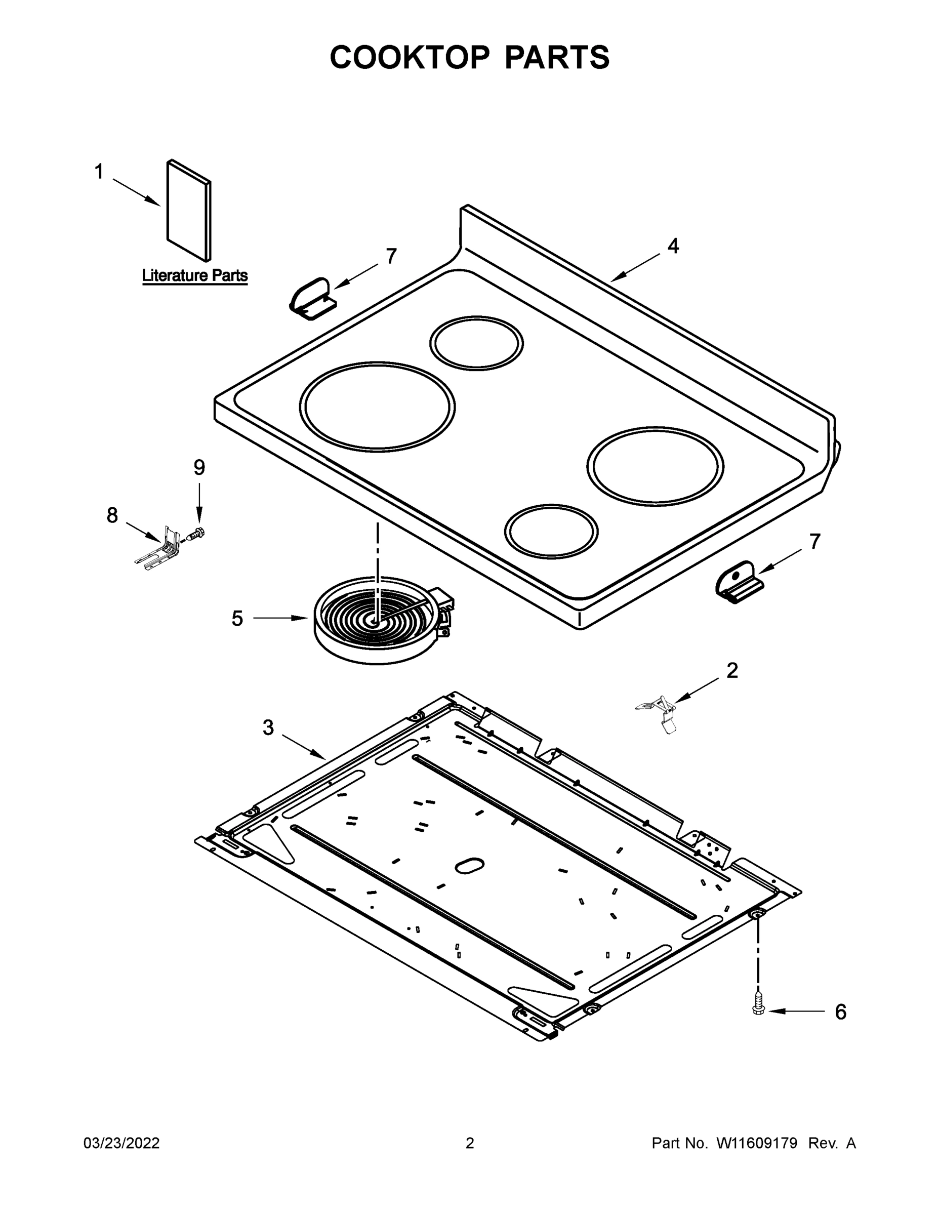 02 - COOKTOP PARTS