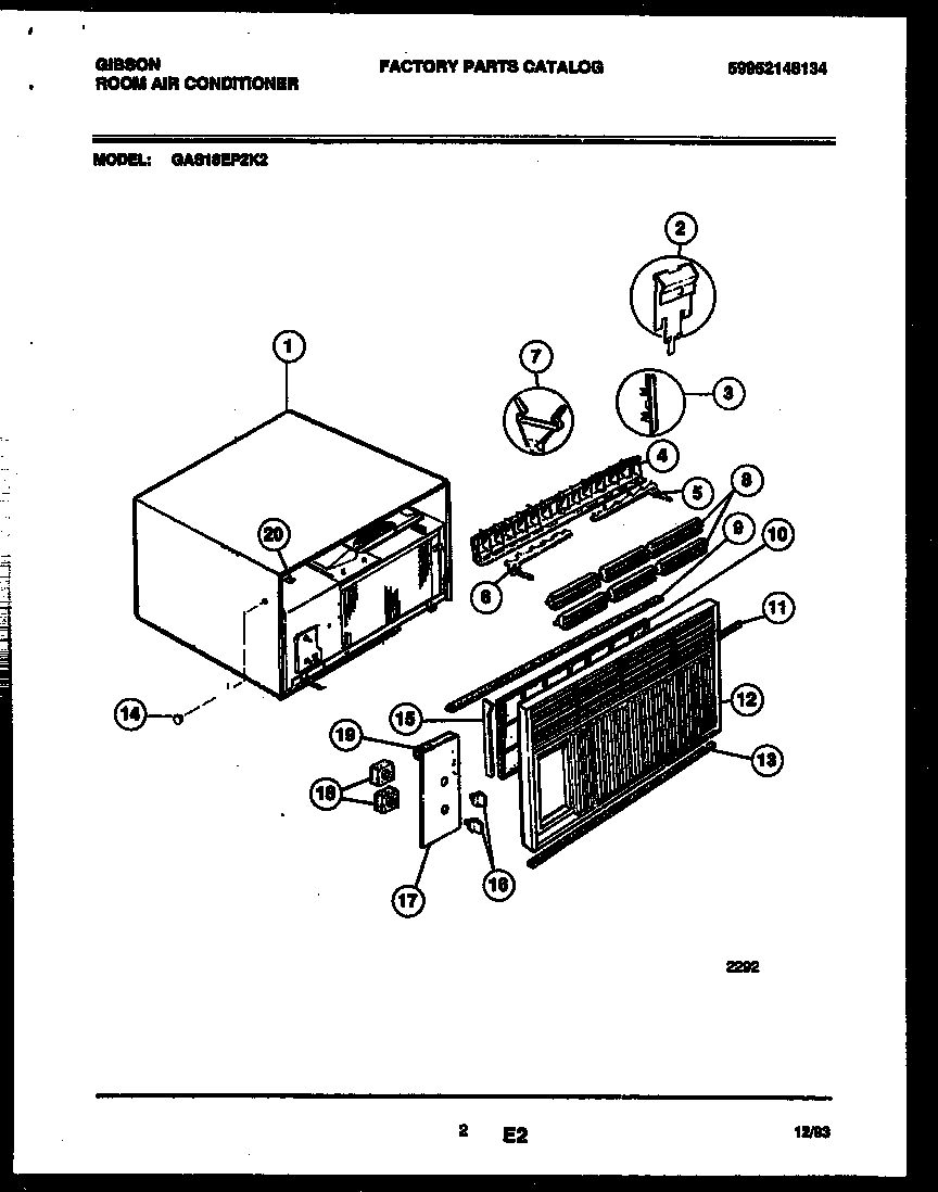 02 - CABINET PARTS