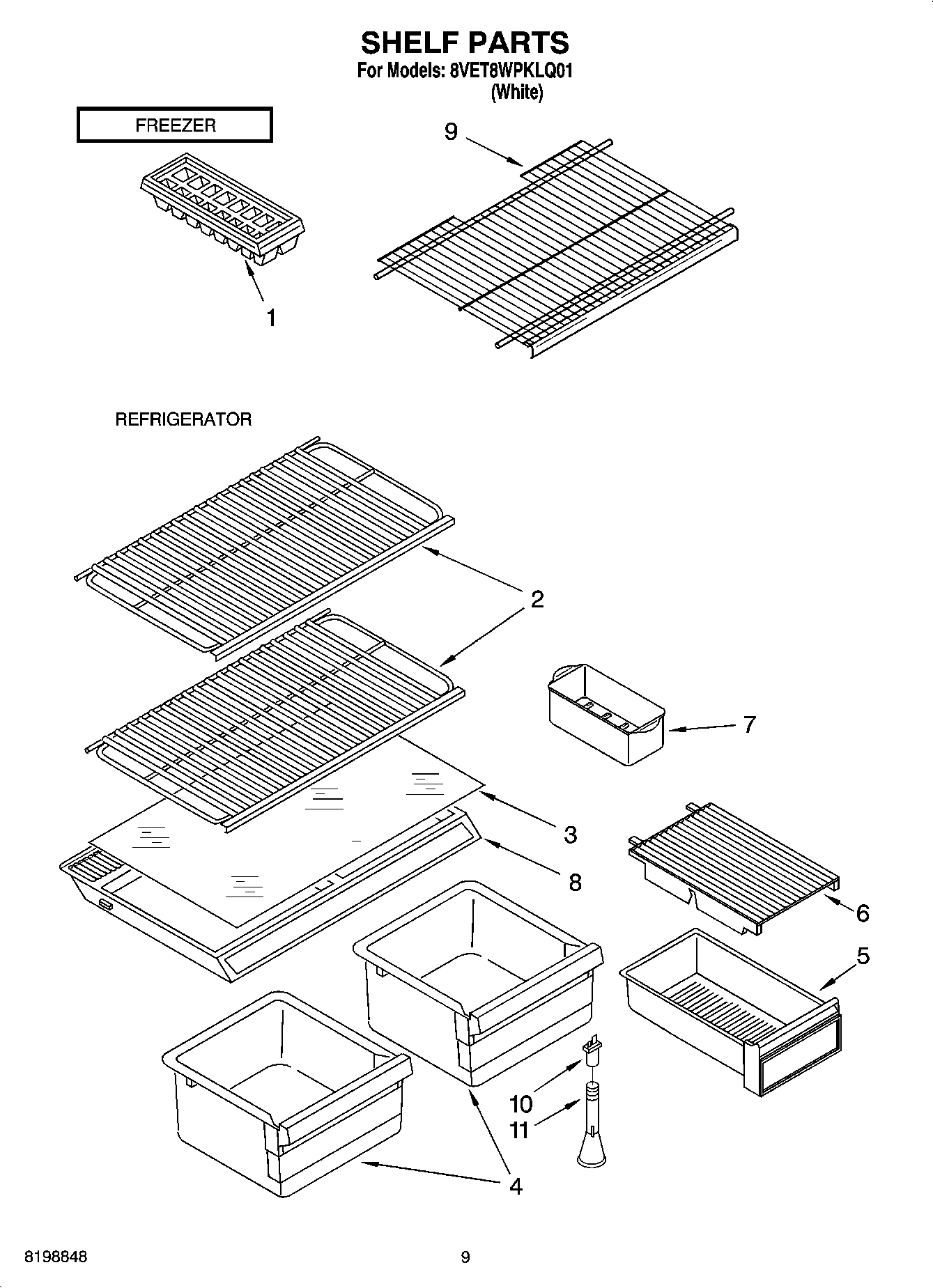 05 - SHELF PARTS, OPTIONAL PARTS