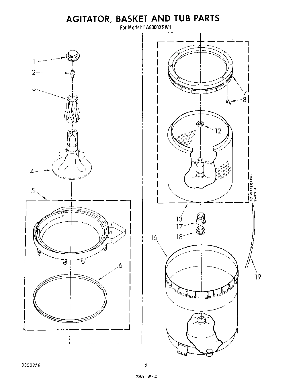 04 - AGITATOR, BASKET AND TUB