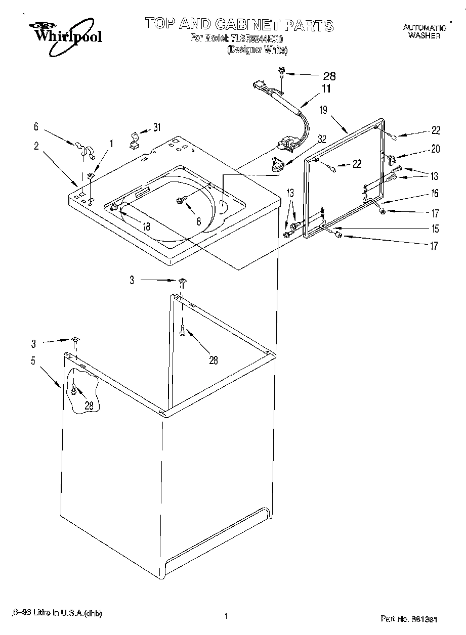 01 - TOP AND CABINET
