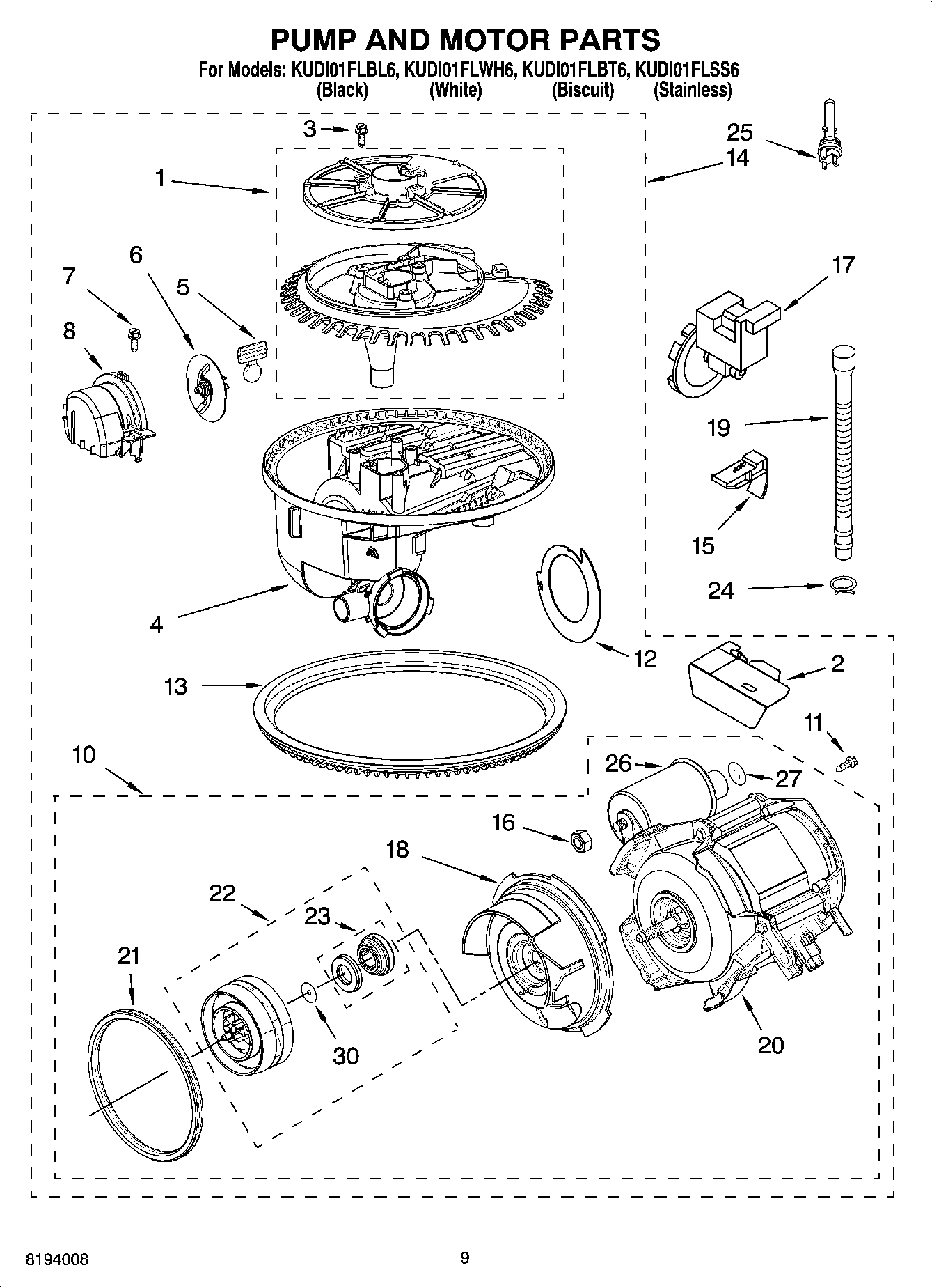 08 - PUMP AND MOTOR PARTS