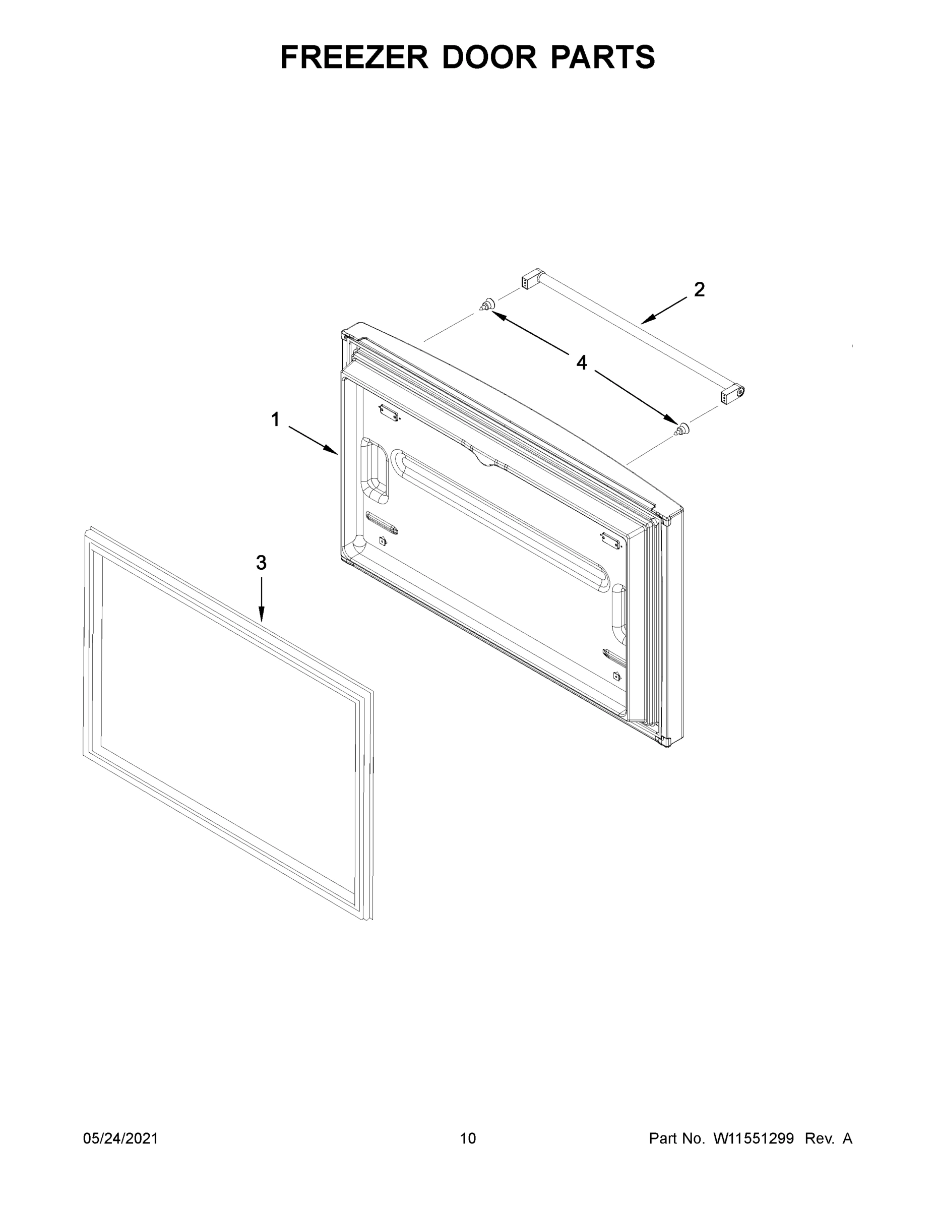 06 - FREEZER DOOR PARTS