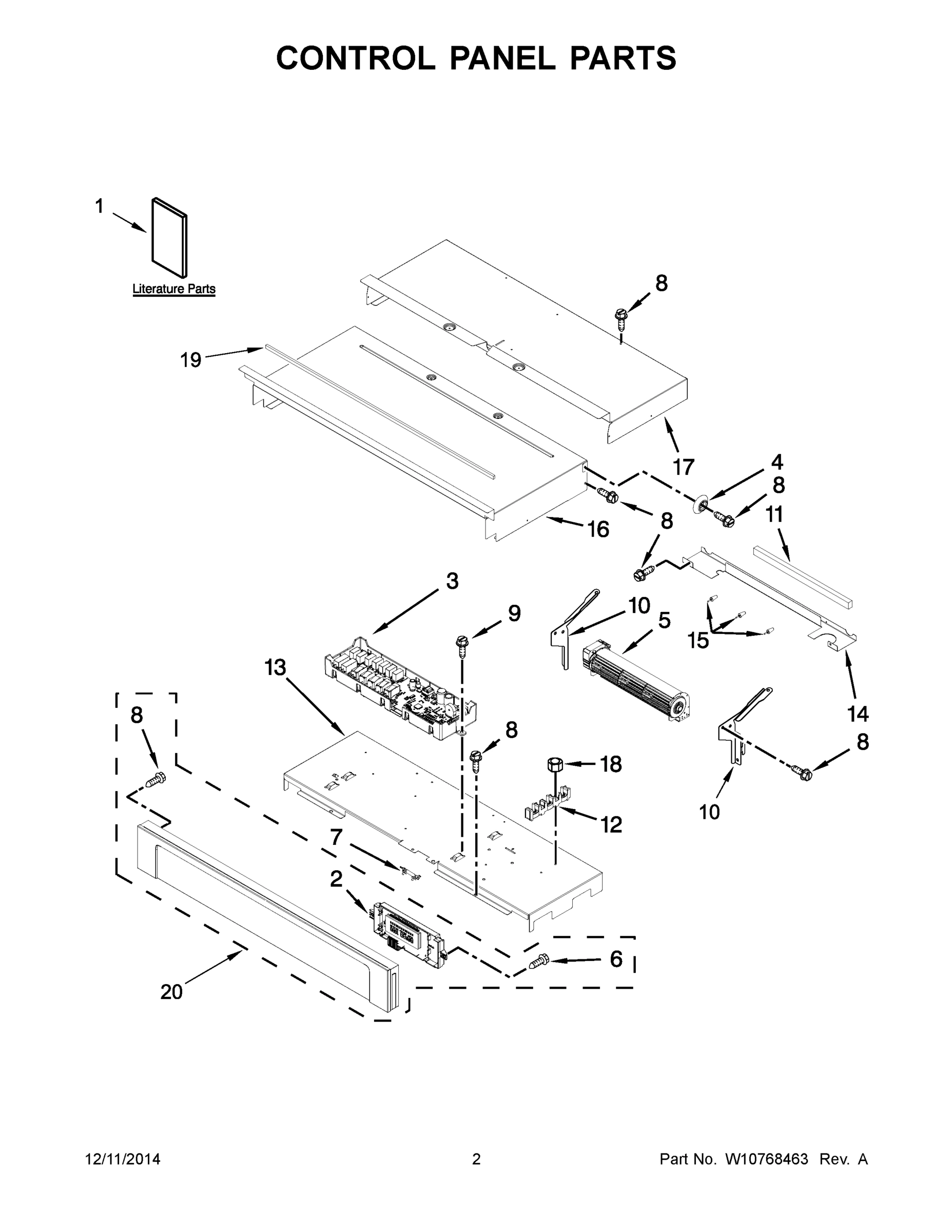 02 - CONTROL PANEL PARTS